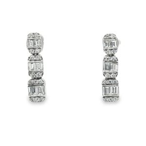 Złote kolczyki z diamentami 0.51ct